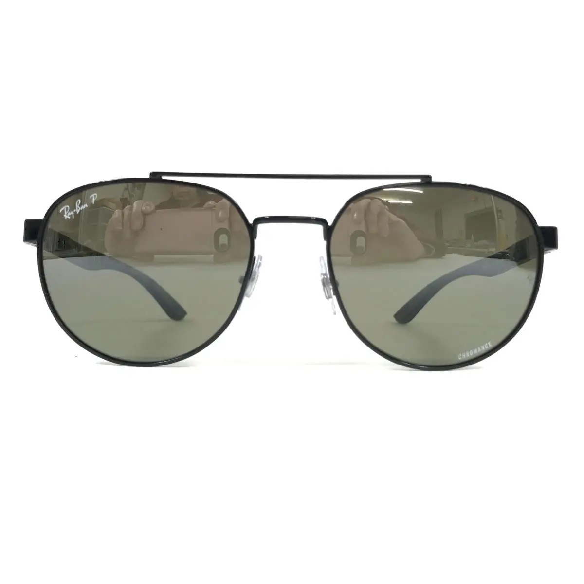 Ray-ban Sunglasses Liteforce RB3736CH 002/5J Chromance Black Grey Mirror Lenses by Ray-Ban