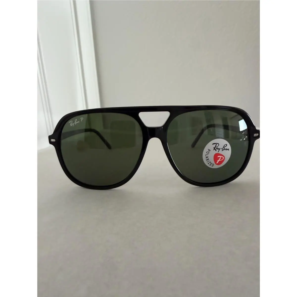 Ray-ban Sunglasses Bill Black Aviator RB2198 901/58 60-14 145 3P Italy Polarized by Ray-Ban