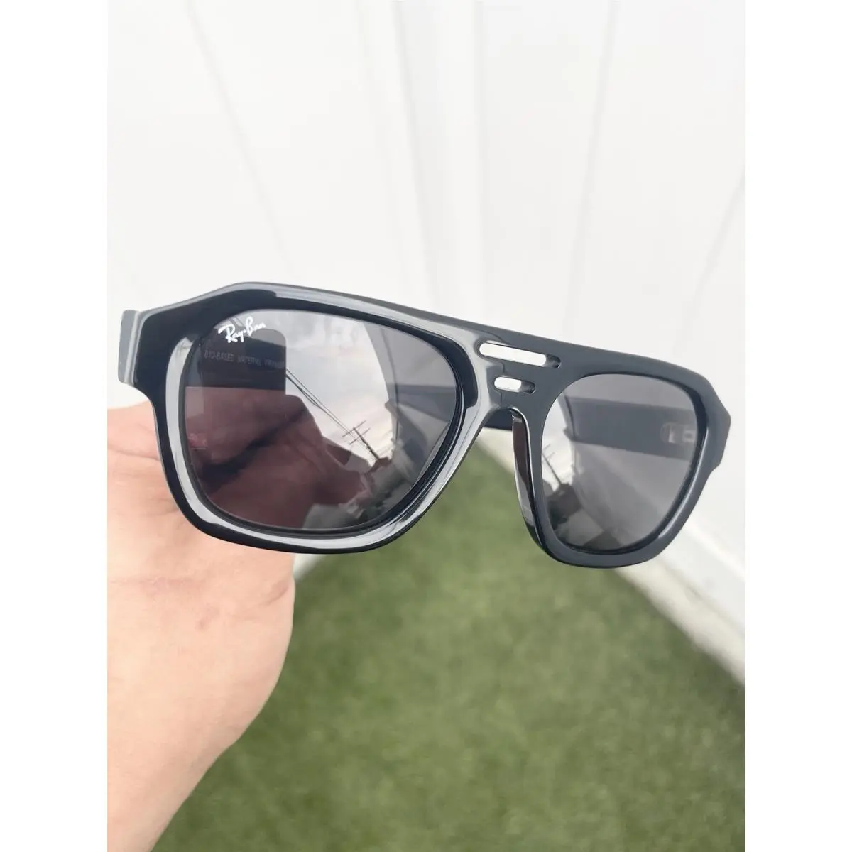 Ray Ban Corrigan Bio-based RB4397 4397 Black Gray Lens Size 54/20 by Ray-Ban