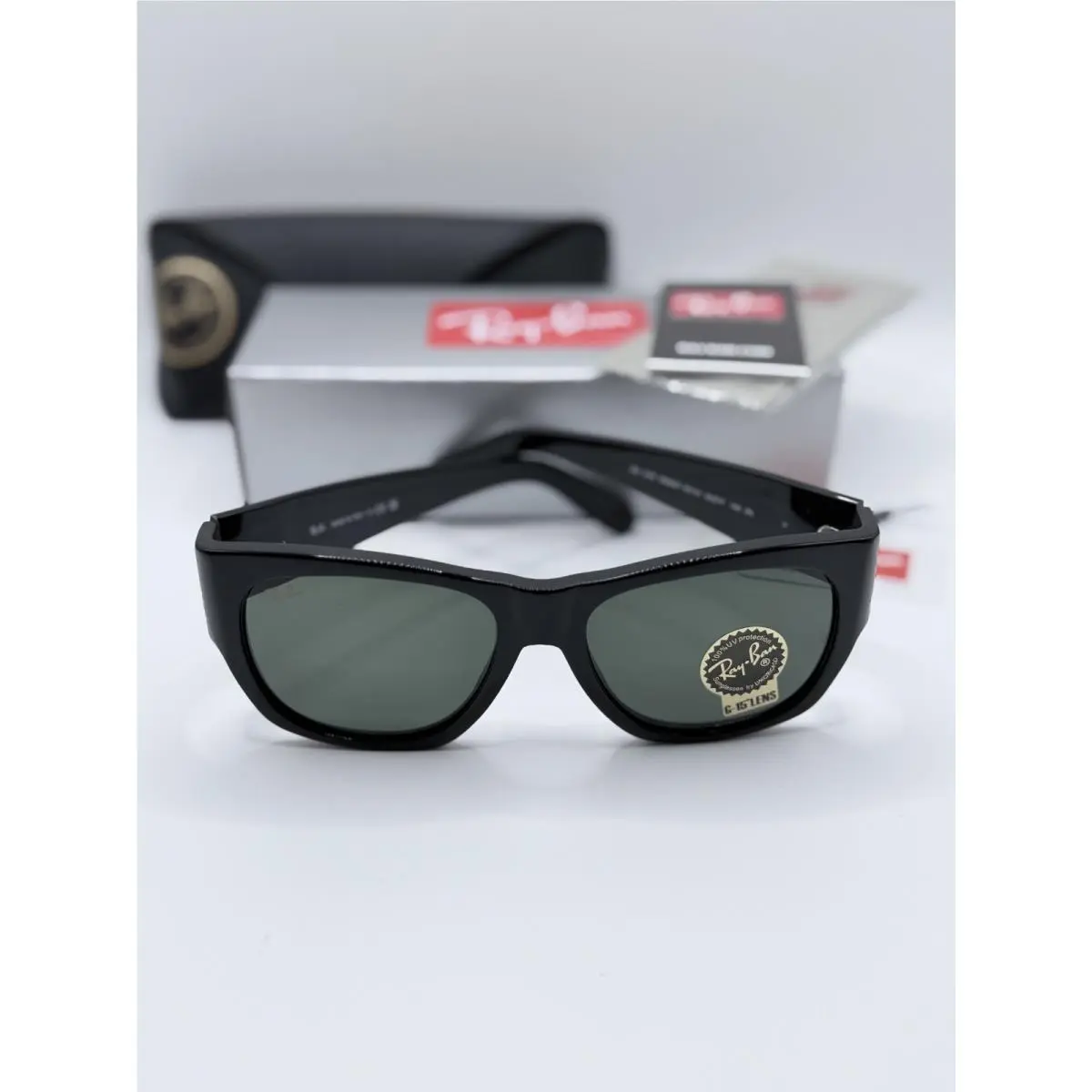 Ray-ban RB2187 Nomad 901/31 Black/green G15 Lenses Sunglasses / by Ray-Ban
