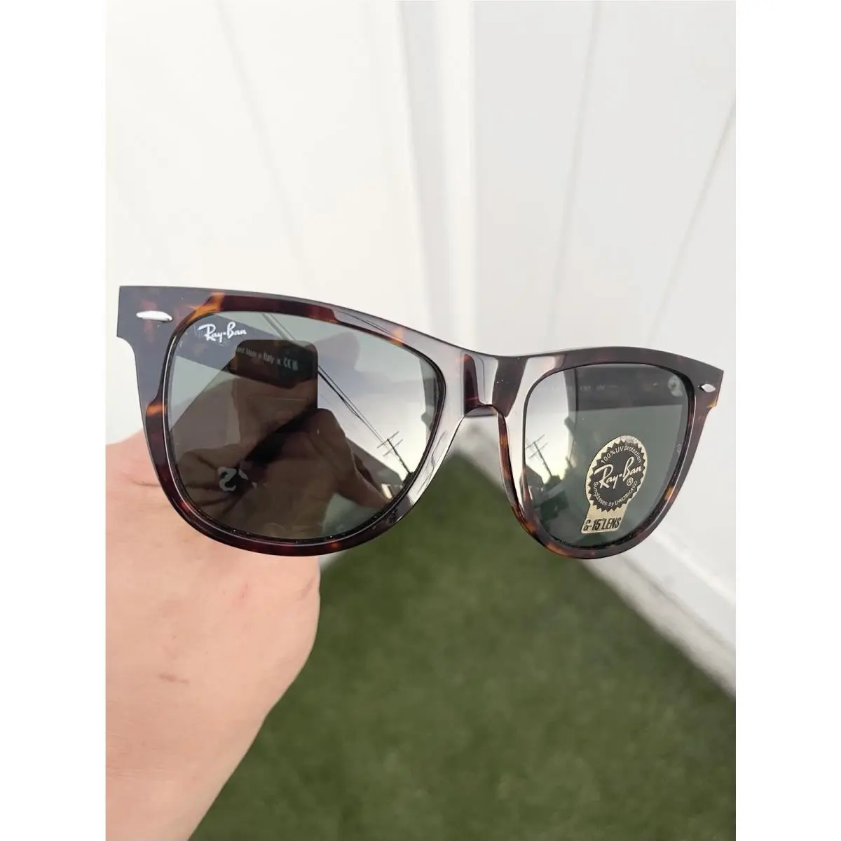 Ray Ban Classic Wayfarer RB2140 2140 Tortoise G15 Lens Size 54/18 by Ray-Ban