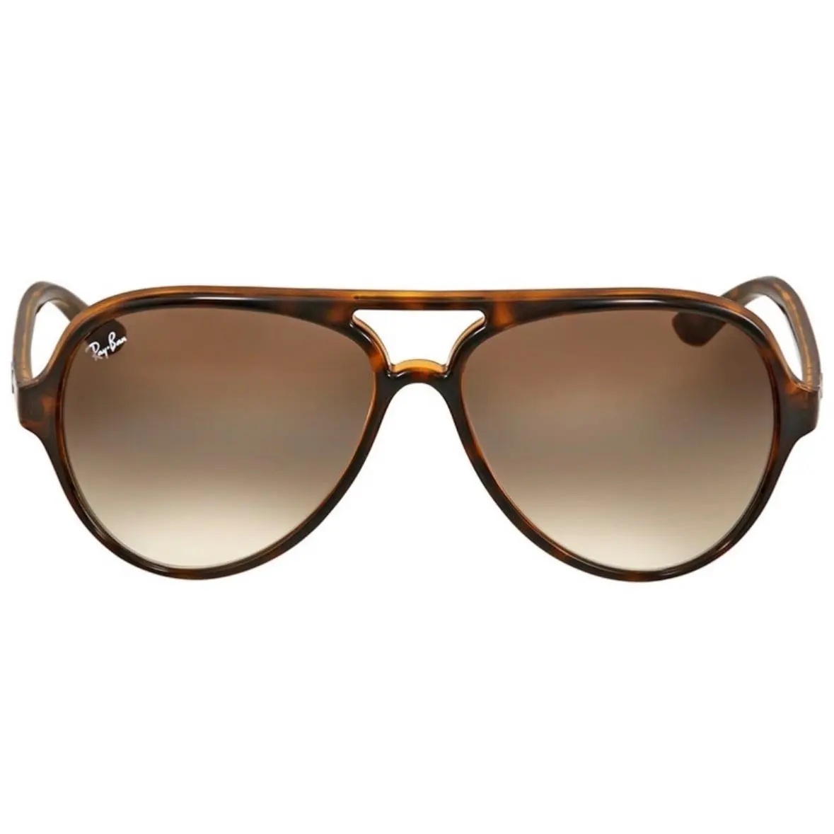 Ray-ban Classic Cats 5000 RB4125 710/51 Havana Light Brown Gradient Sunglasses by Ray-Ban