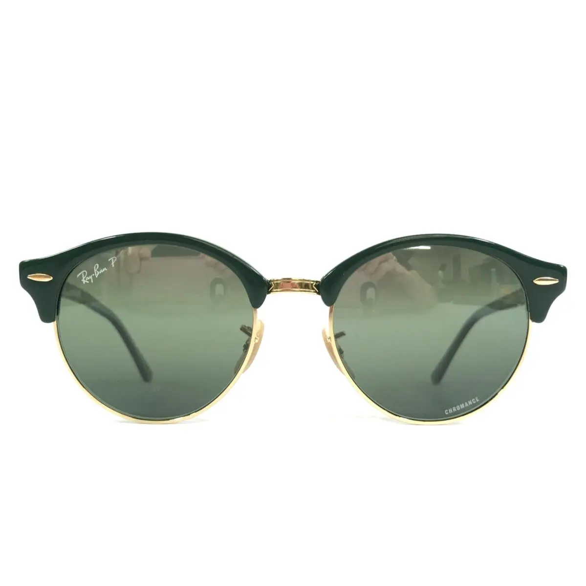 Ray-ban Sunglasses RB4246 1368/G4 Green on Gold Frames w/ Green Chromance Lenses by Ray-Ban