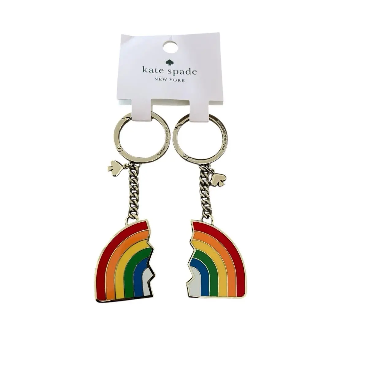 Pride Key Chain Matching Pair Bff W/dust Bag K7158 by Kate Spade