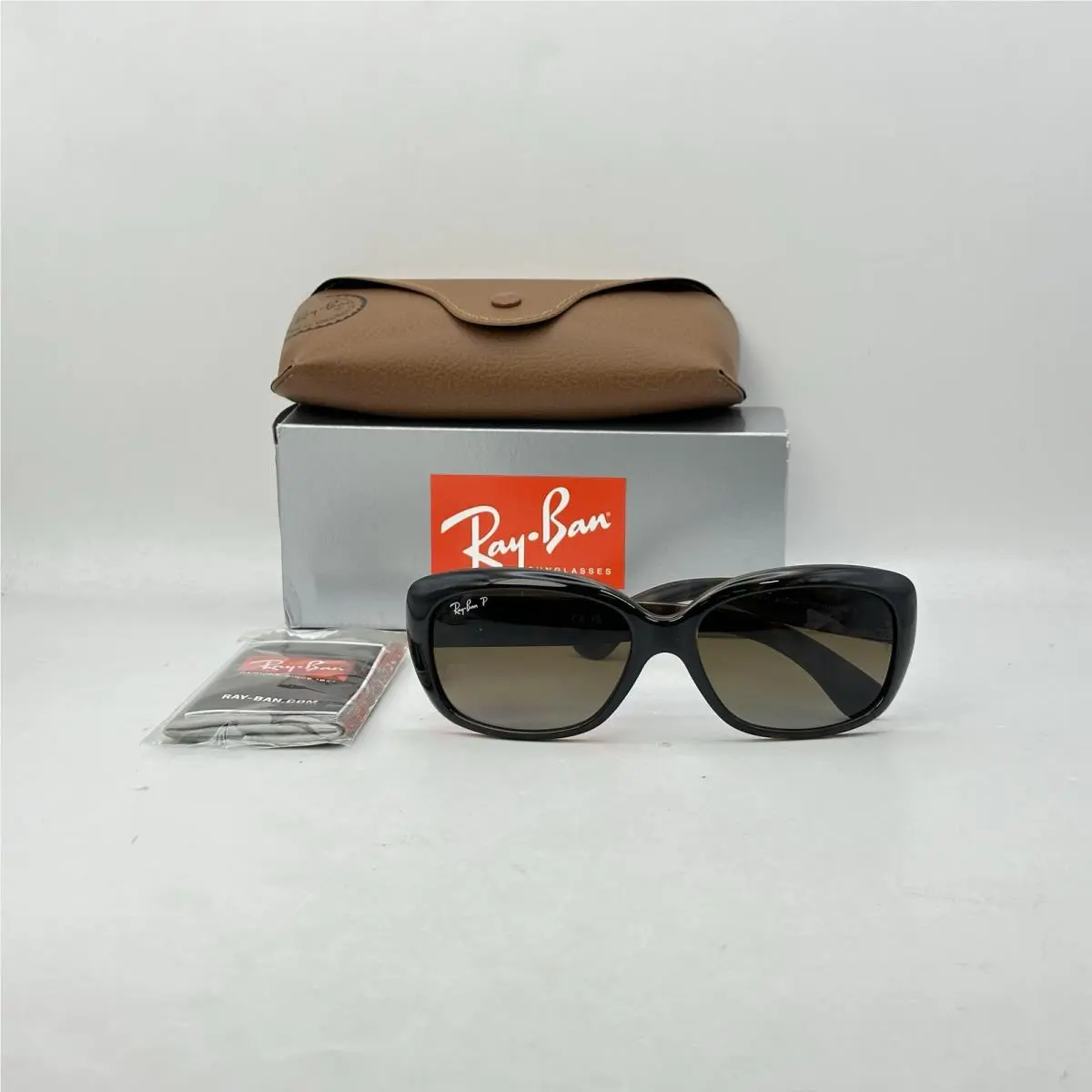 Ray Ban Womens Jackie Ohh Oval Polarized Gradient Sunglasses RB4101 Havana/brown by Ray-Ban