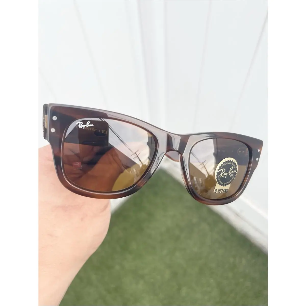 Ray Ban Mega Wayfarer RB0840S 0840 Havana Brown Lens Size 51/21 by Ray-Ban