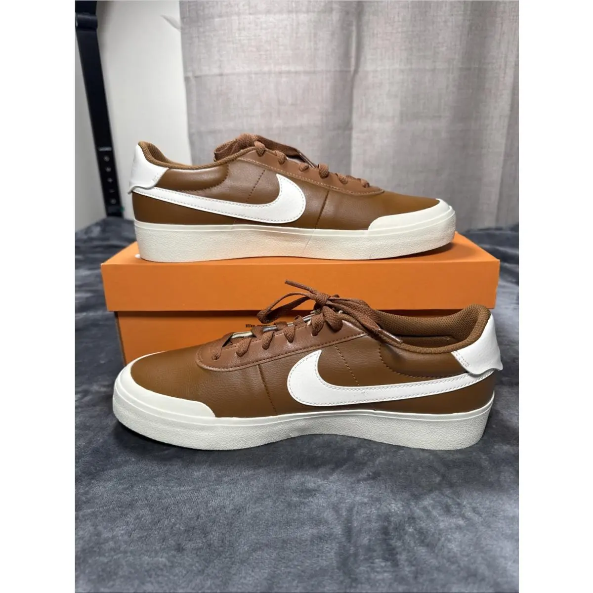 Nike shoes - Nike Court Shot - Court Shot - FQ8146-201 - Brown, Manufacturer: Light British Tan/Coconut Milk/Track Brown/Soft Pearl 0