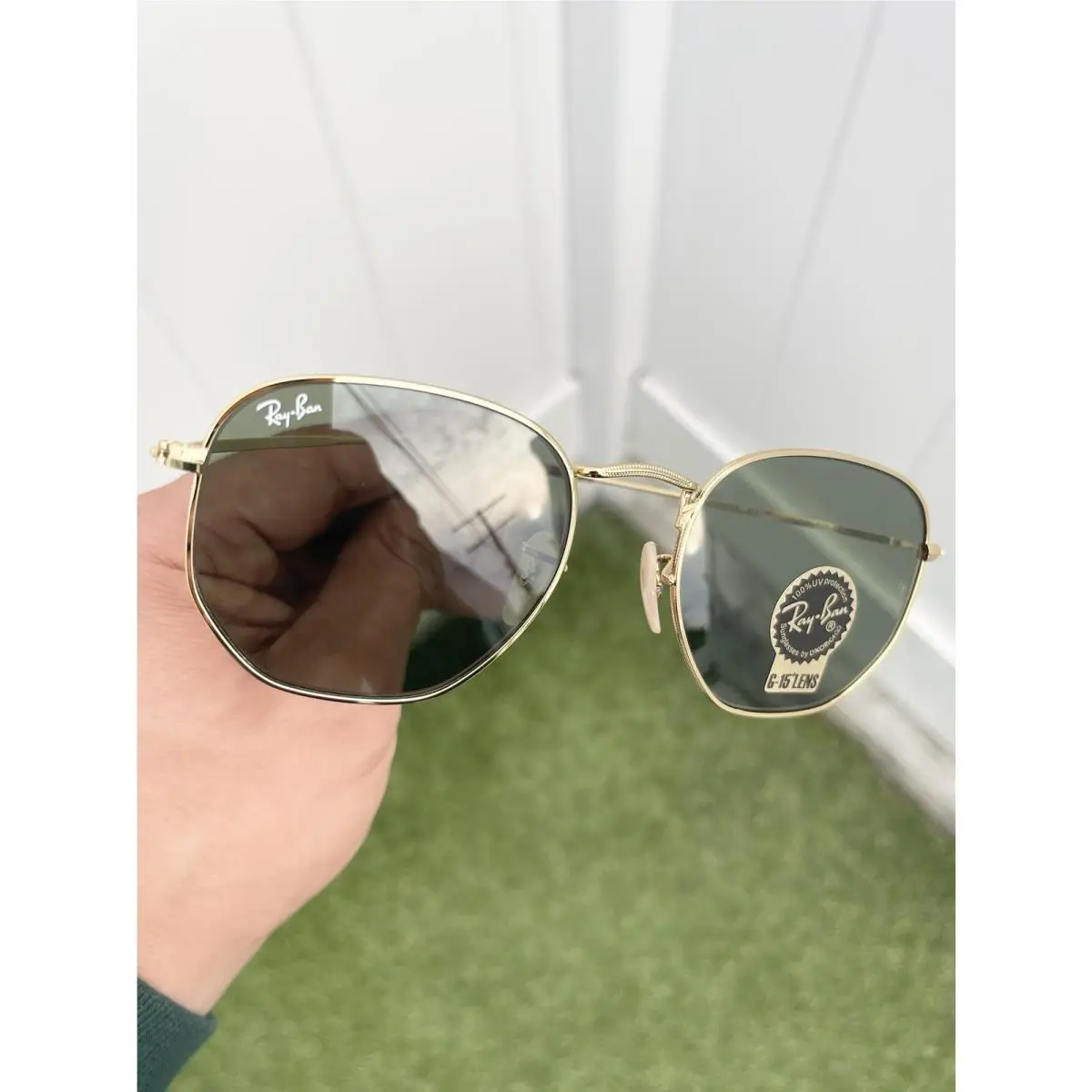 Ray Ban Hexagon RB3548-N 3548 Gold G15 Lens Size 54/21 by Ray-Ban
