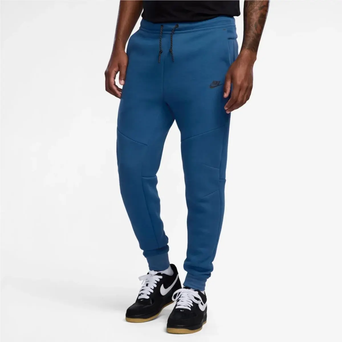 Tech Fleece Joggers Court Blue Black HV0959 476 Men`s Large by Nike