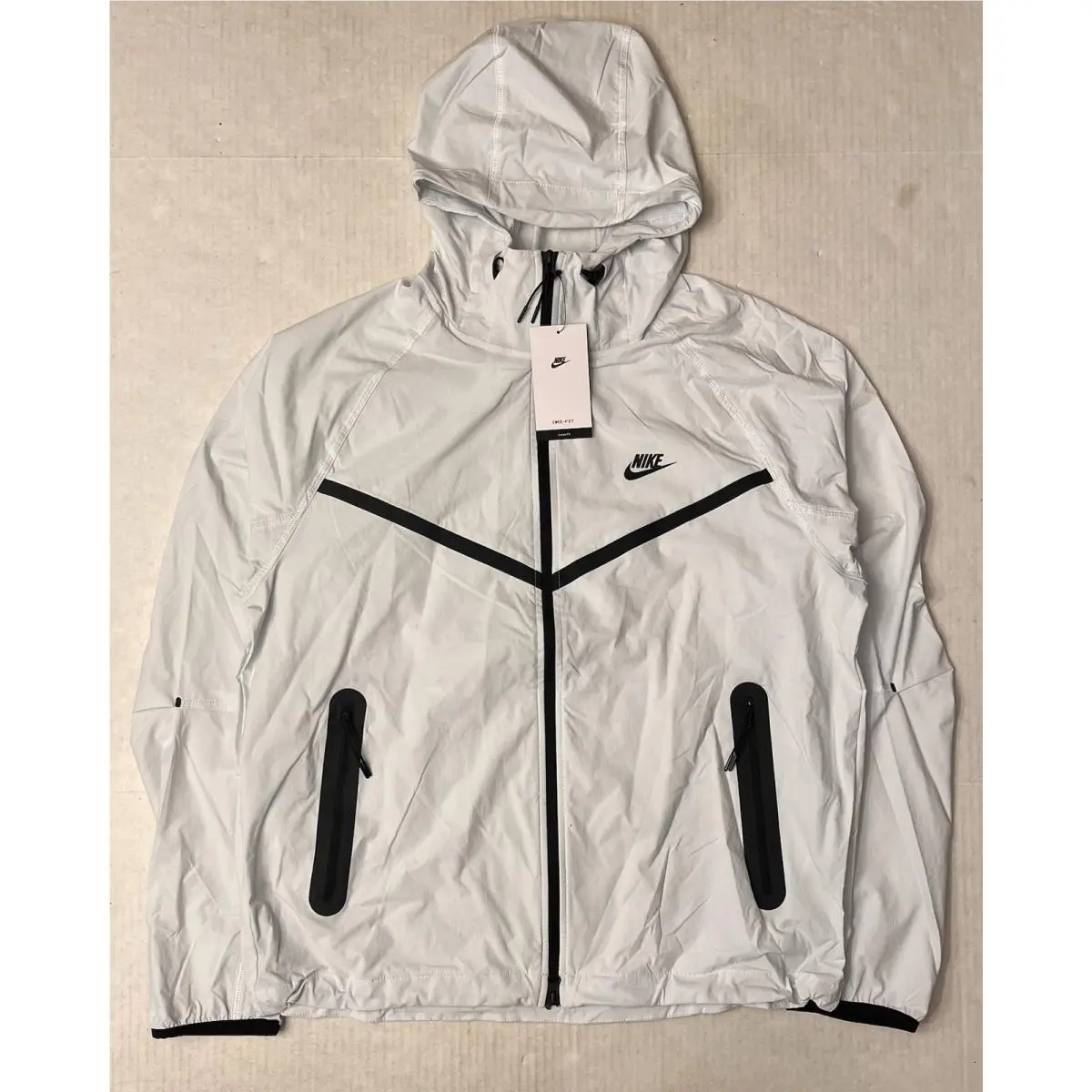 Nike clothing - Nike Tech Woven Windrunner - Tech Woven Windrunner - Gray (UPC: 198958383877) 2