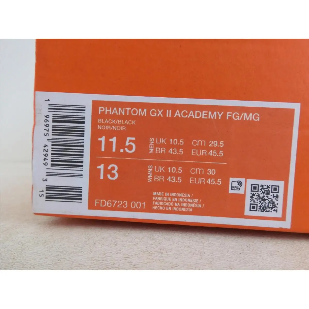Nike shoes - Nike Phantom GX - Phantom - FD6723-300 - Black (UPC: 196975429493) 7