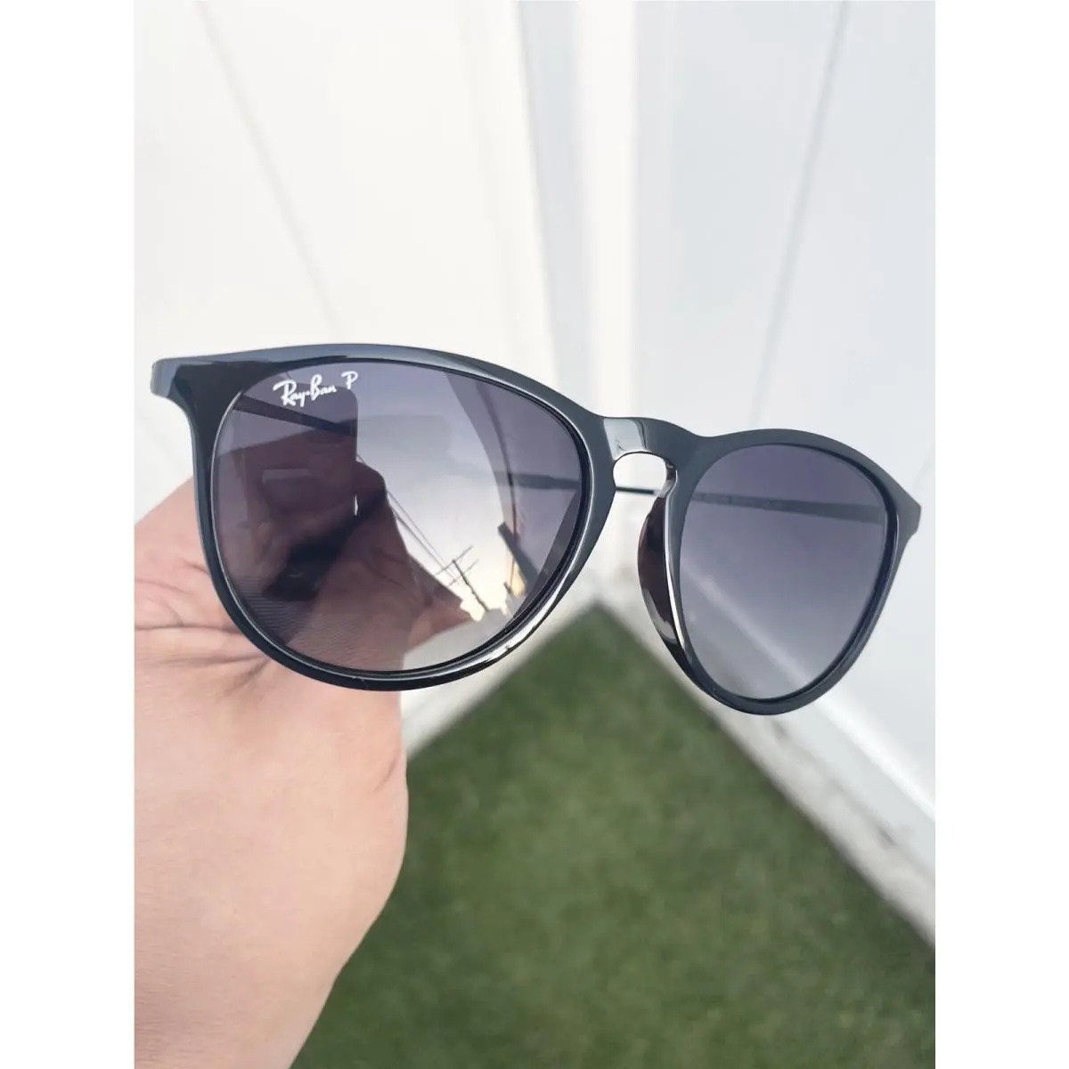Ray Ban Erika Polarized RB4171 4171 Black Gradient Lens Size 54/18 by Ray-Ban