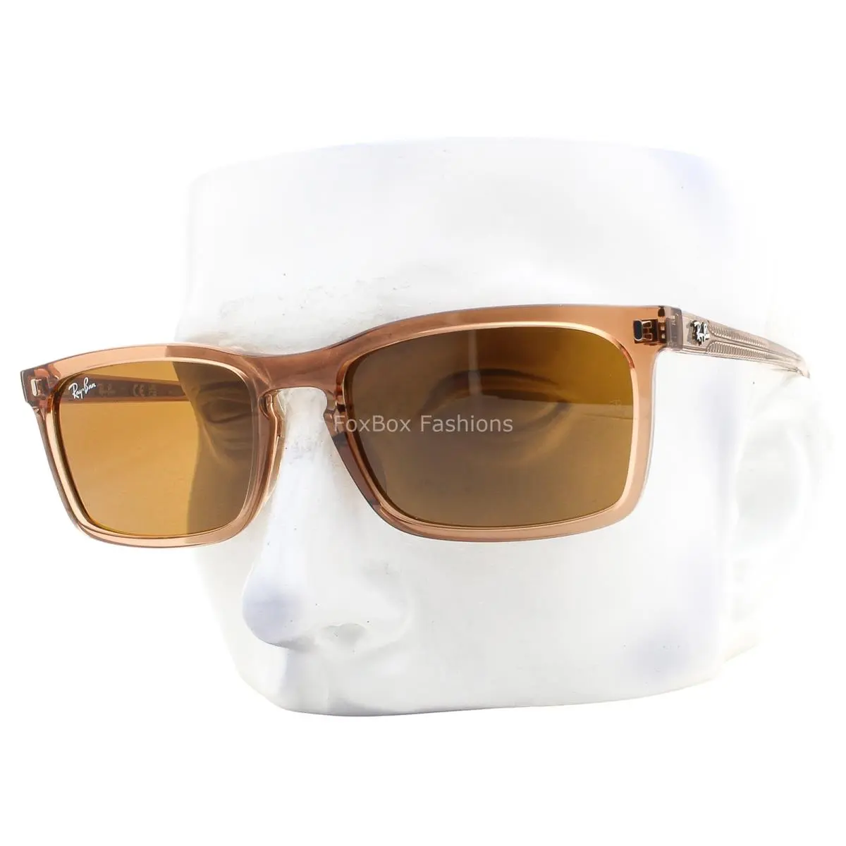 Ray-ban Unisex Sunglasses RB 4435 6764/33 Transparent Brown 56mm with Case by Ray-Ban