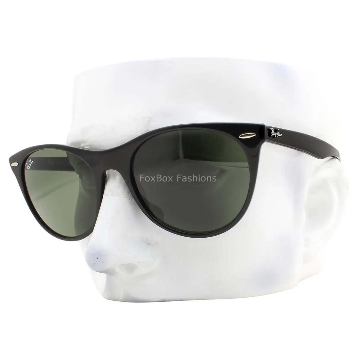 Ray-ban Wayfarer II Sunglasses RB2185 901/31 Black Green G-15 Glass 55mm W/case by Ray-Ban