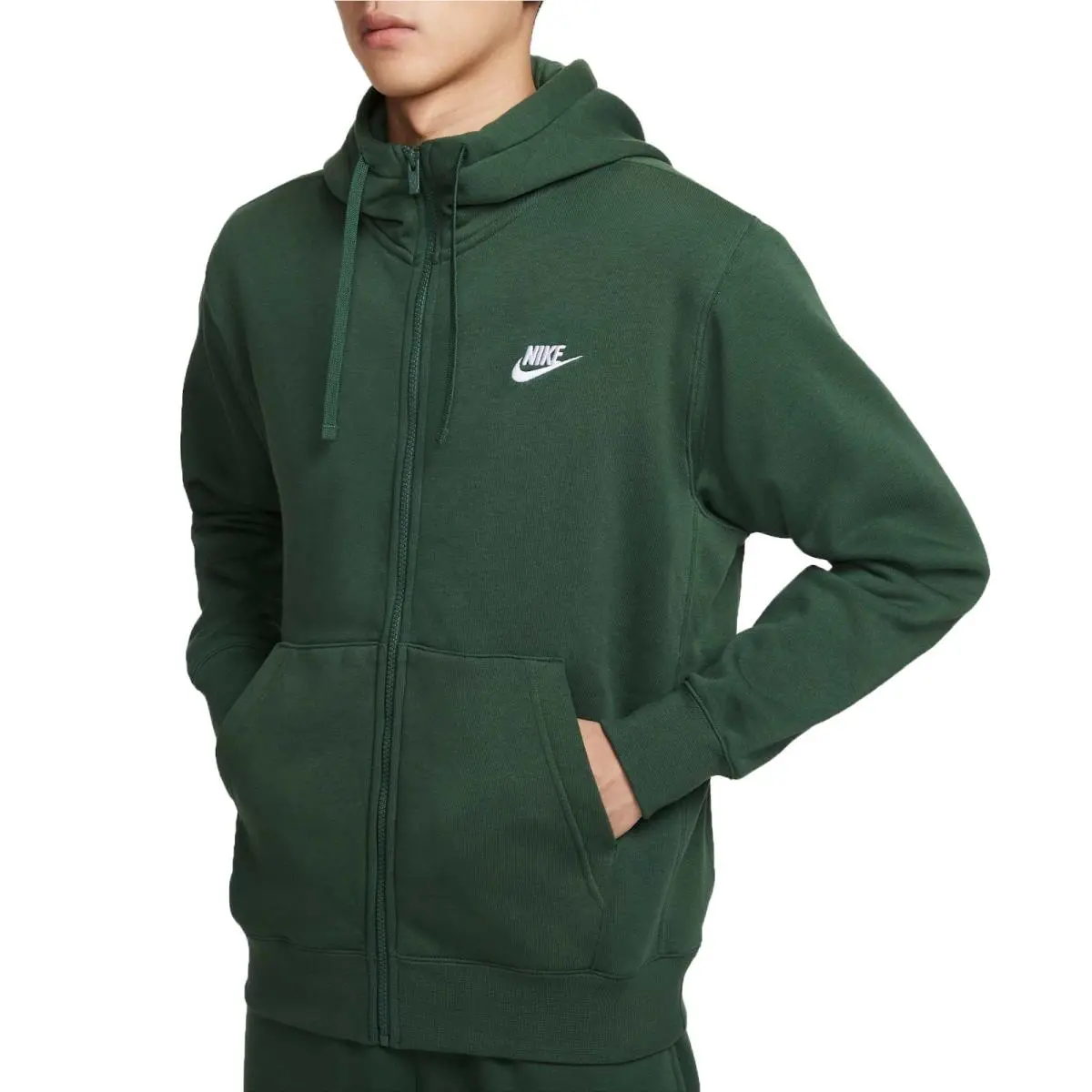 Nike clothing - Nike Sportswear Club - Sportswear Club - Fir/Fir/White (UPC: 197600304192) 2