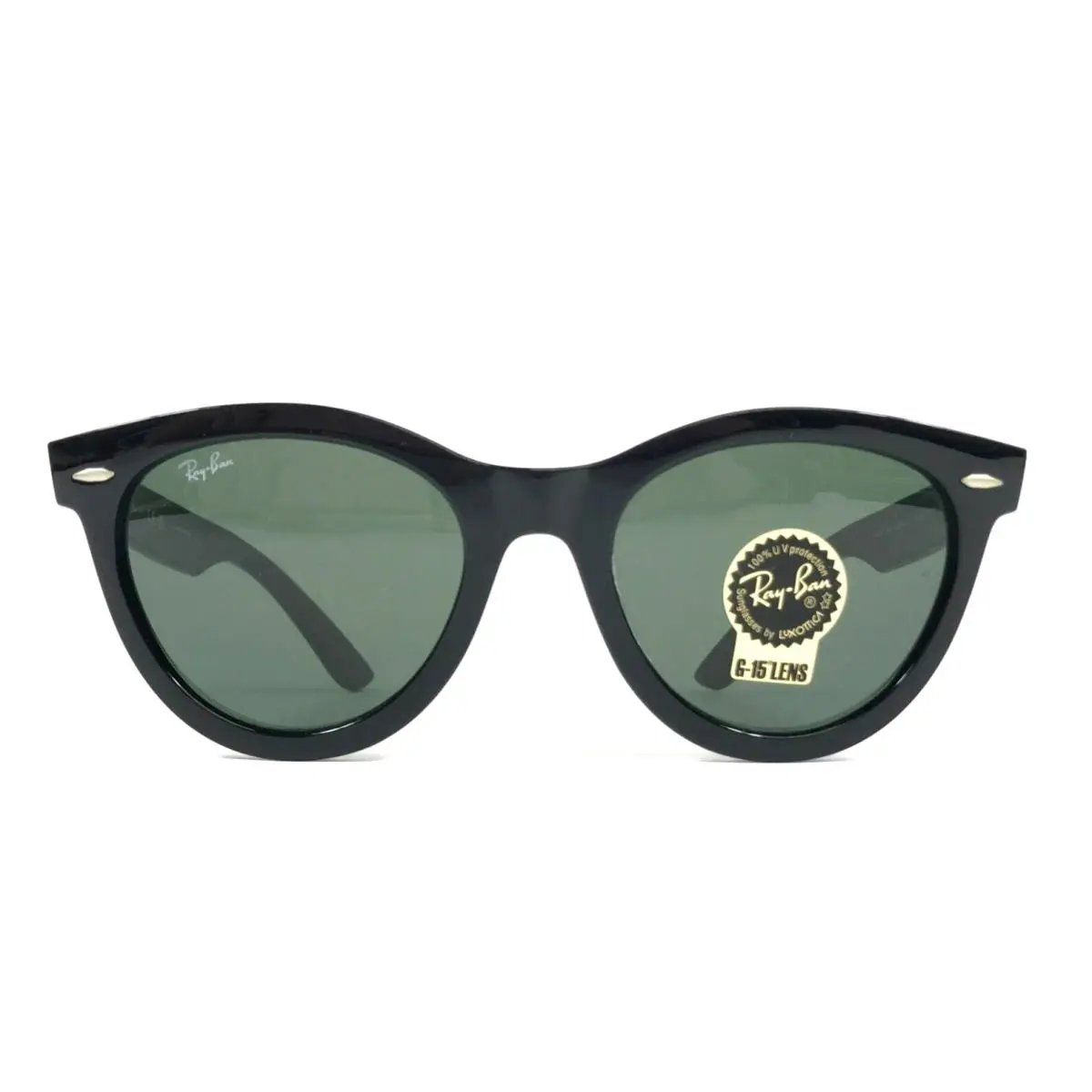 Ray-ban Sunglasses RB2241 Wayfarer Way 901/31 Polished Black Round G-15 Lenses by Ray-Ban