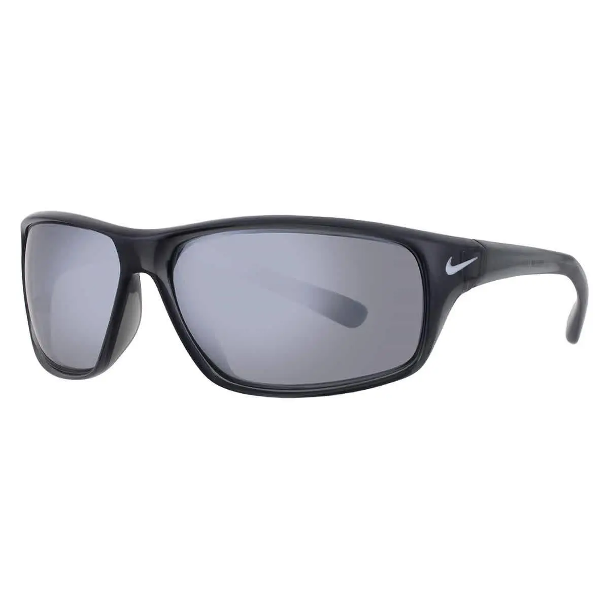 Nike Grey Wrap Men`s Sunglasses Adrenaline MI EV0605 011 64 Adrenaline MI EV0605 - Silver, Frame: Silver, Lens: Grey