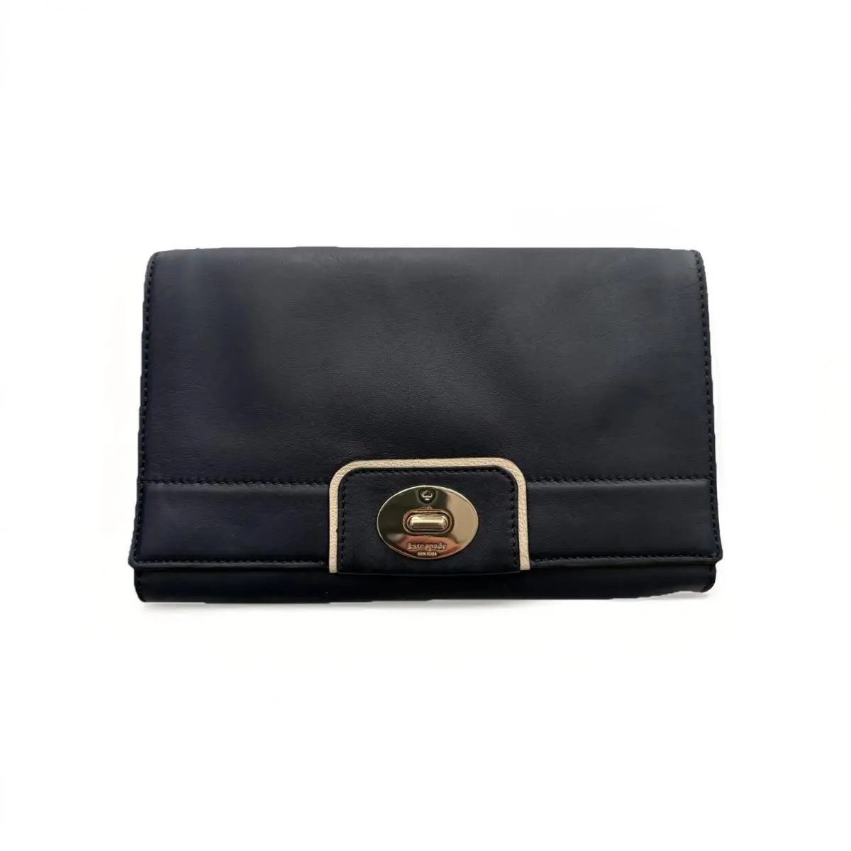 Kate Spade Juliana Hampton Road Crossbody Navy Pebbled Leather Purse Bag