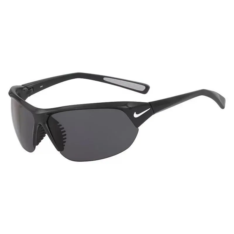 Skylon Ace Semi-rimless Sunglasses 69mm Black Gray Polycarbonate by Nike
