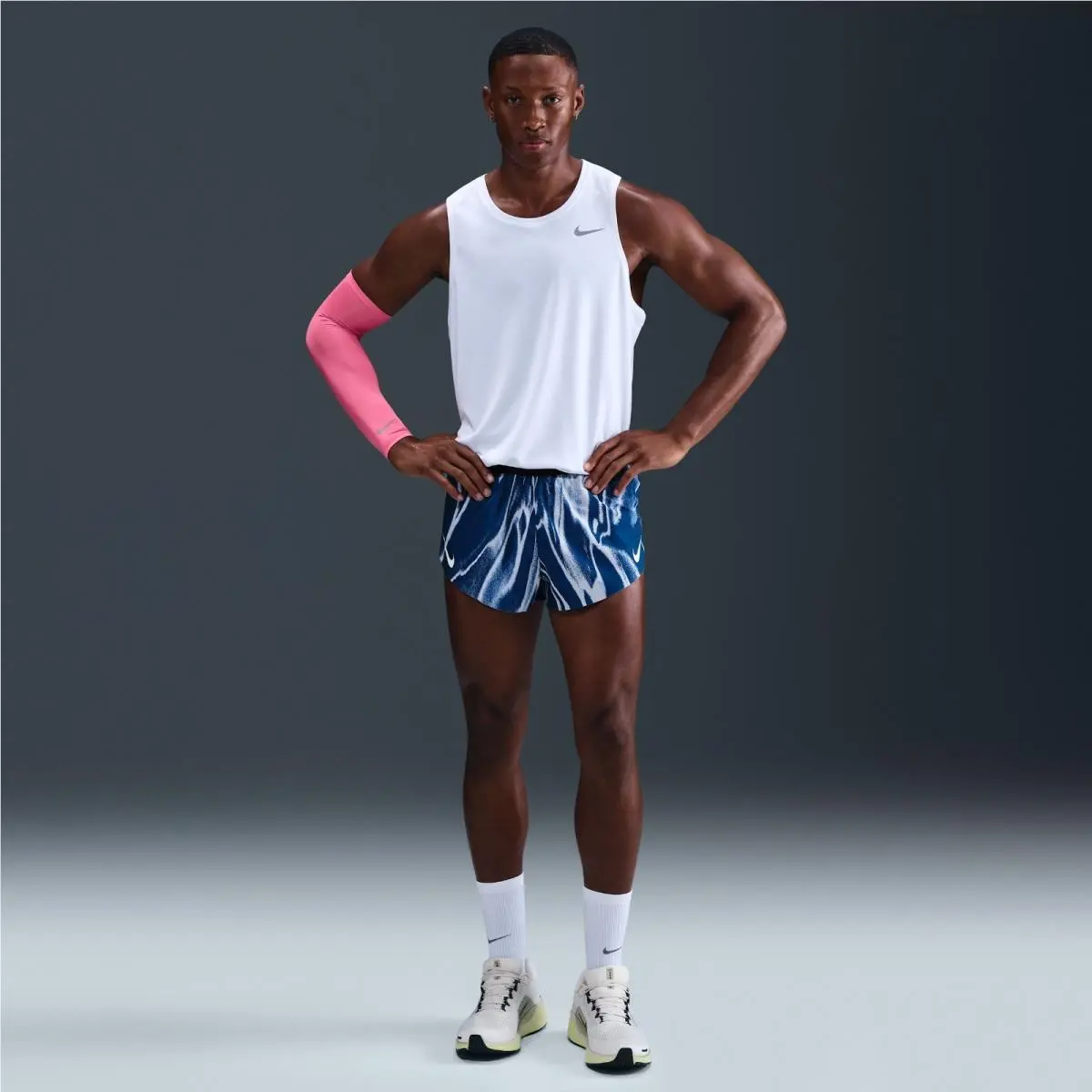 Mens  Aeroswift Dri-fit Adv 5in Shorts Blue HV2645-492 2XL by Nike
