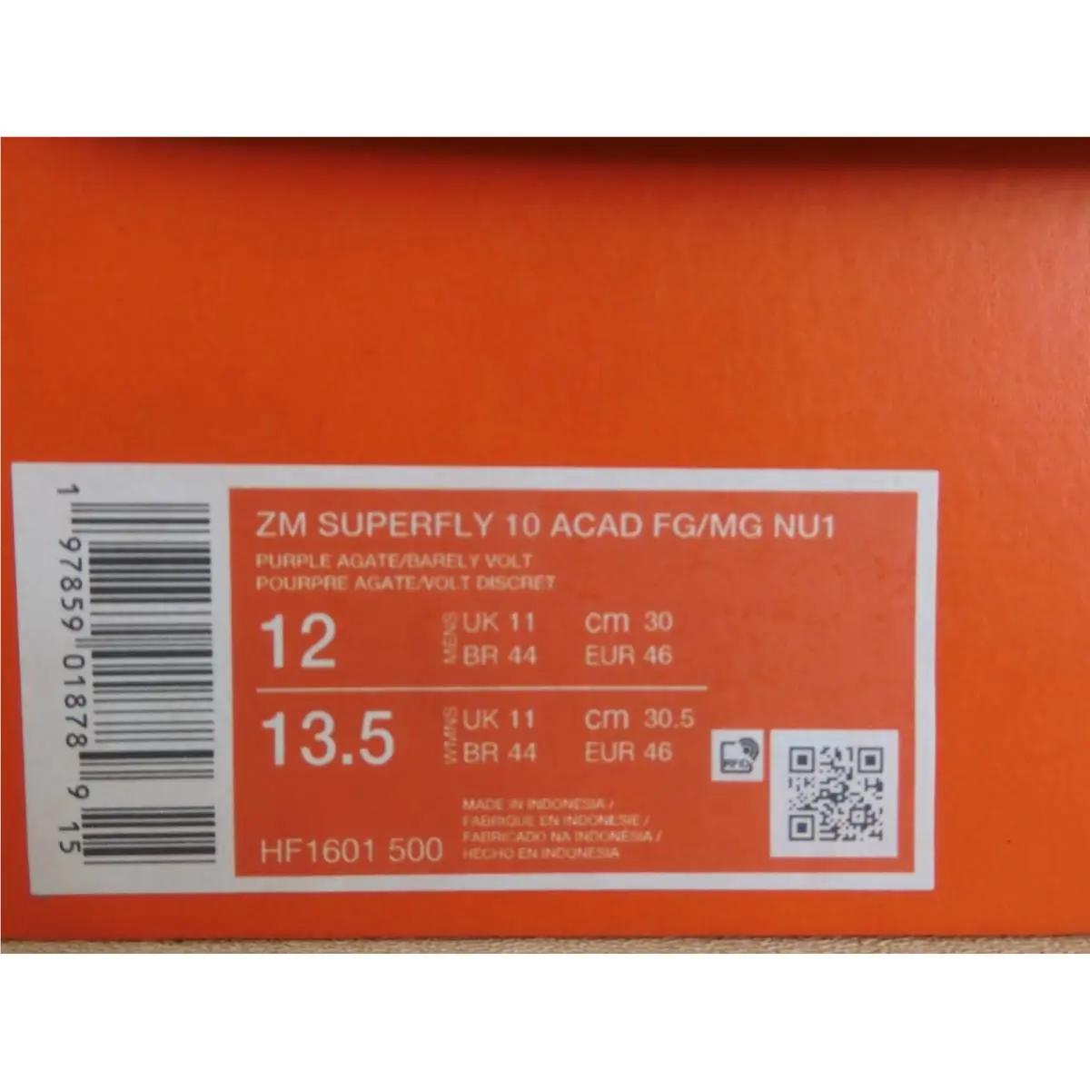 Nike shoes - Nike Mercurial Superfly - Mercurial Superfly - HF1601-500 - Purple (UPC: 197859018789) 6