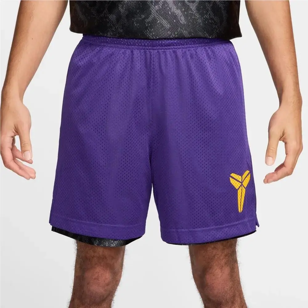 `mamba` Kobe Dri-fit Reversible Men`s Shorts Black/purple Size 2XL Tall by Nike