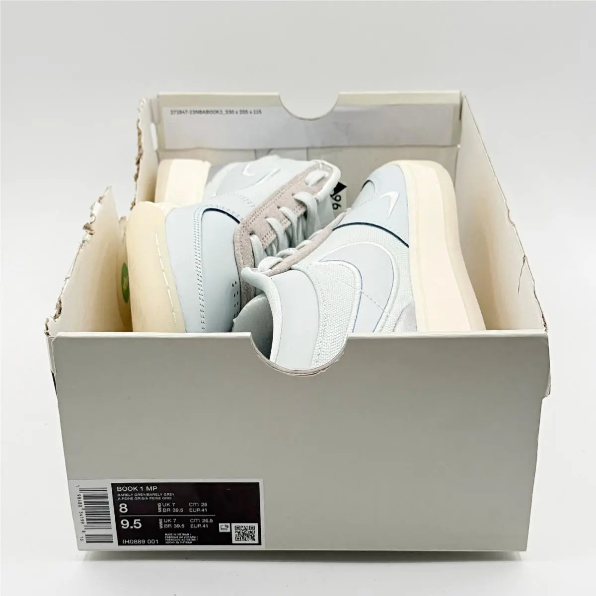Nike shoes - Nike Book 1 - Book - IH9889-001 - Gray (UPC: 198480541998) 0