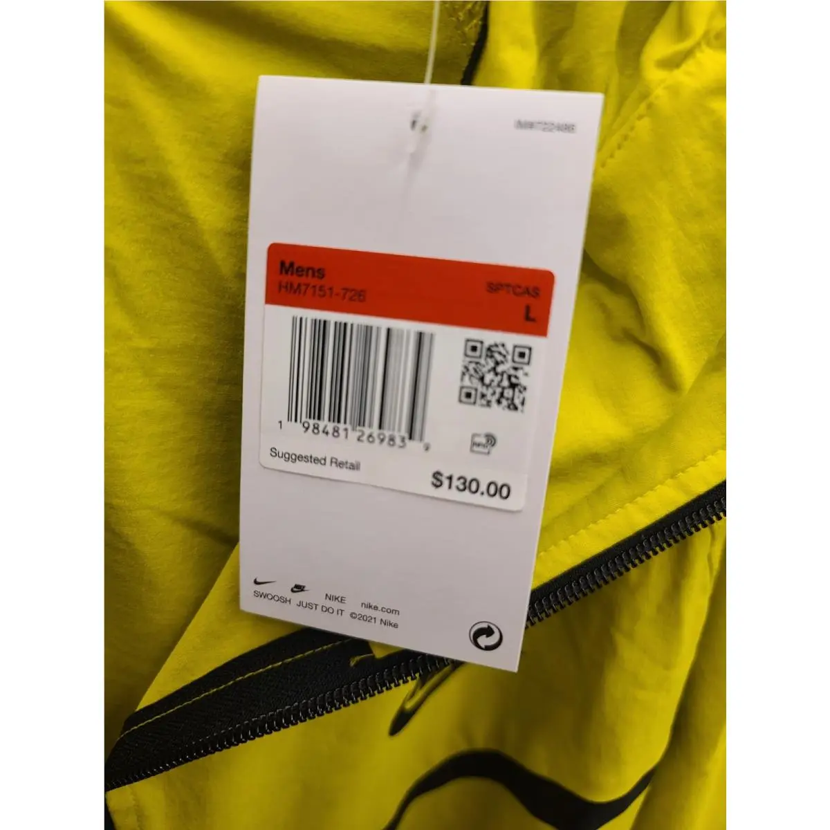 Nike clothing - Nike Tech Windrunner - Tech Windrunner - HM7151-729 - Yellow 1