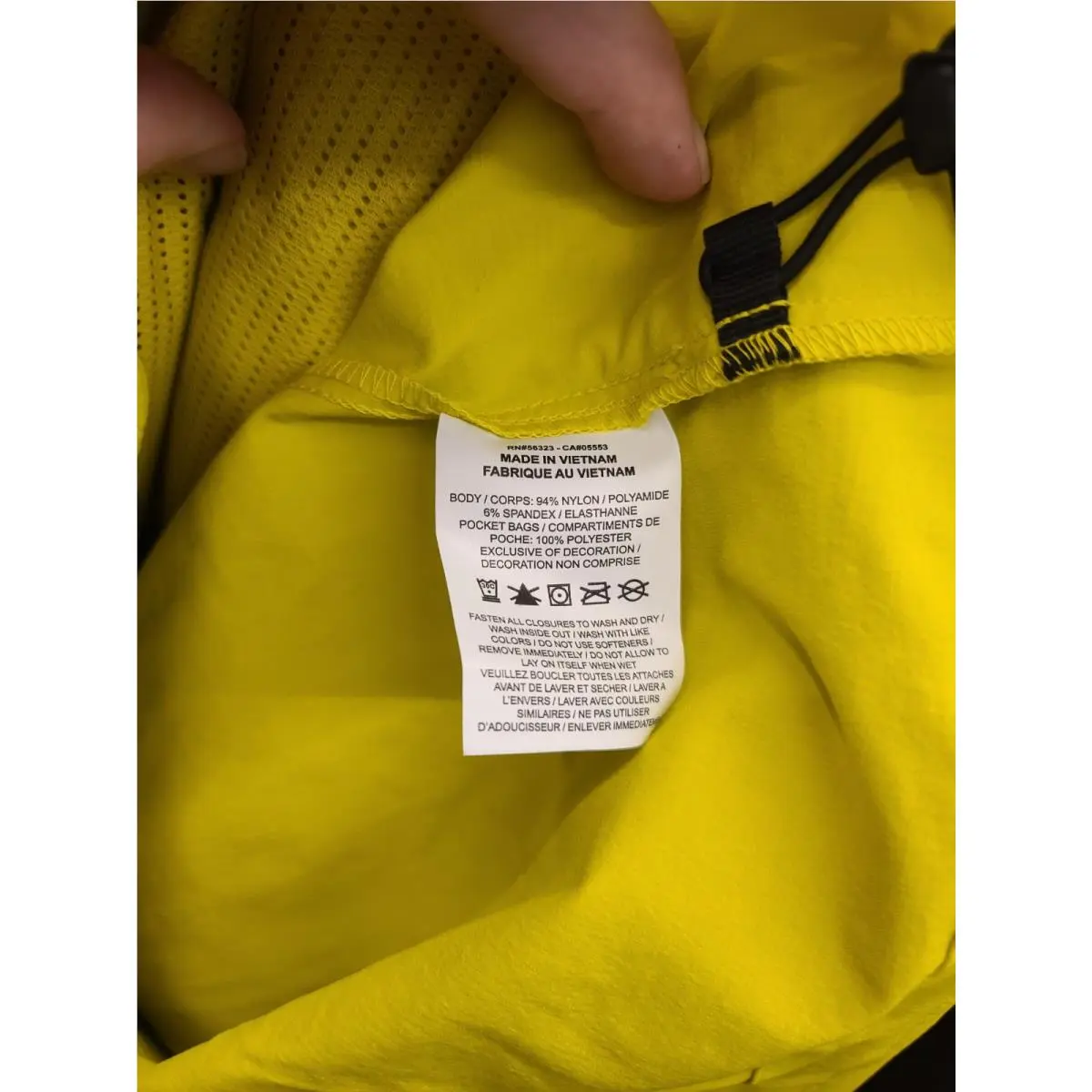 Nike clothing - Nike Tech Windrunner - Tech Windrunner - HM7151-729 - Yellow 4