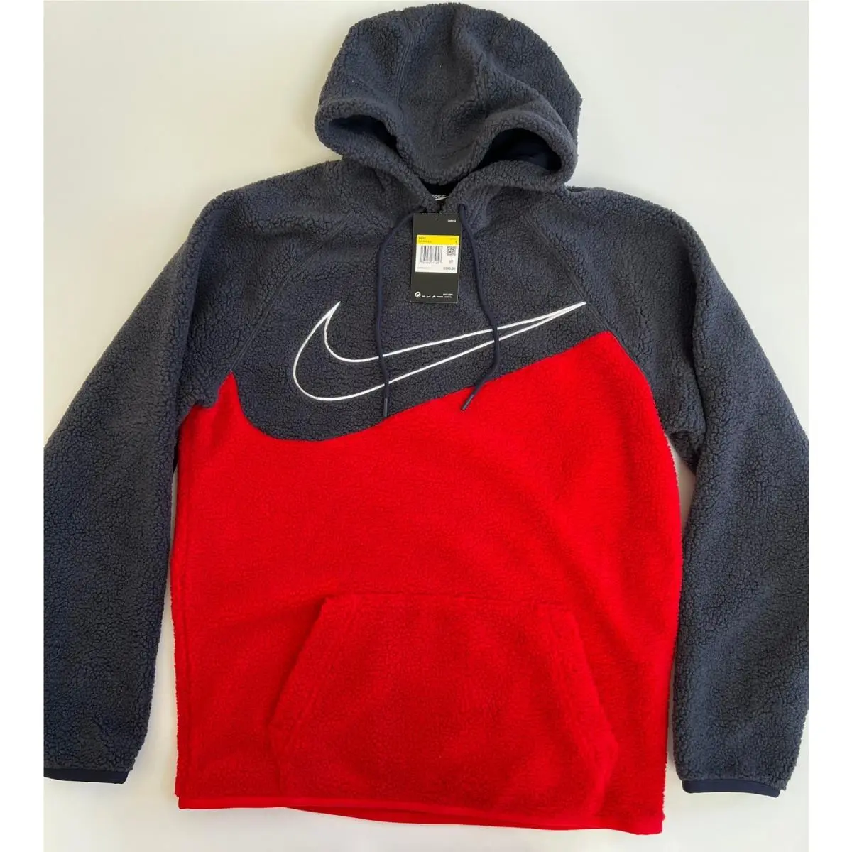 Sportswear Sherpa Hoodie Pullover BV5314-451 Size S by Nike