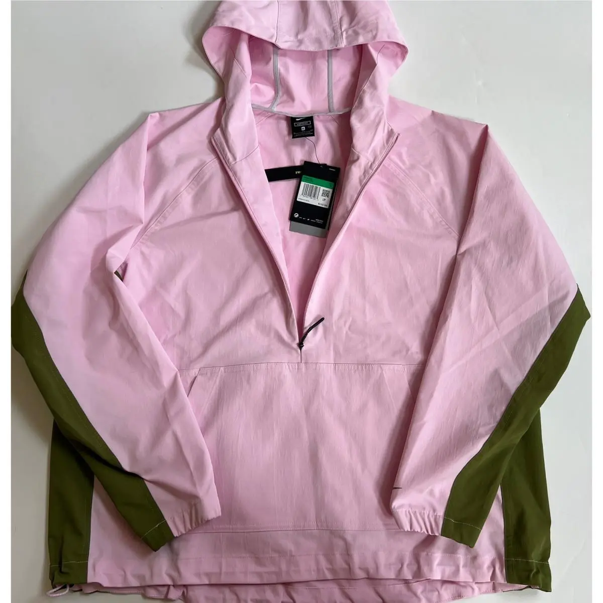 Pink Foam Repel Anorak Golf Jacket CU9663-663 Women`s XL by Nike
