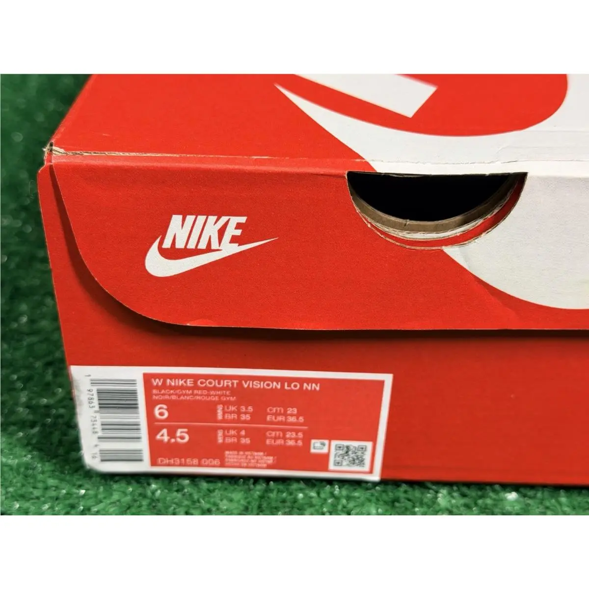 Nike shoes - Nike Court Vision - Court Vision - DH3158-006 - Black, White, Red (UPC: 197863734484) 9