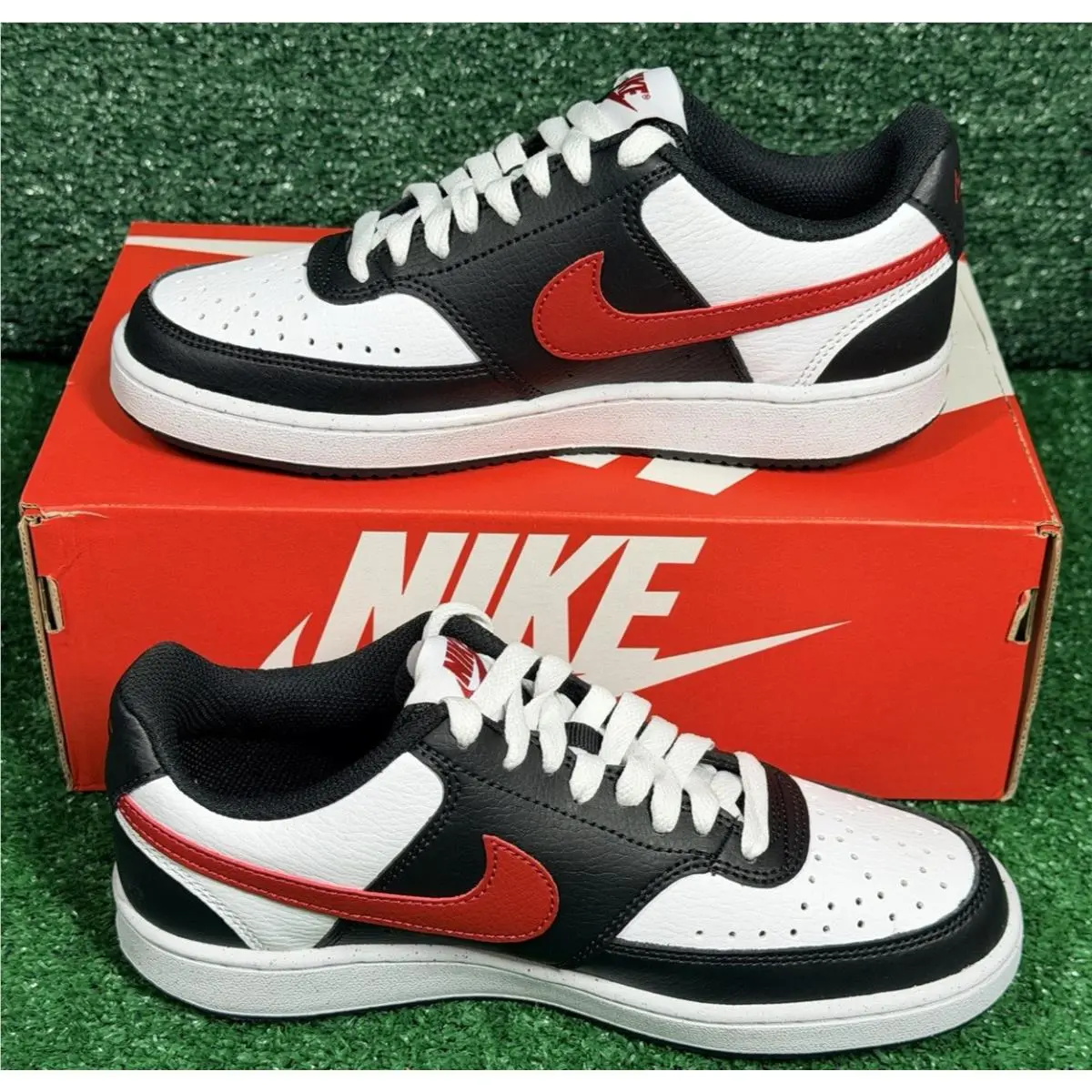 Nike shoes - Nike Court Vision - Court Vision - DH3158-006 - Black, White, Red (UPC: 197863734484) 0