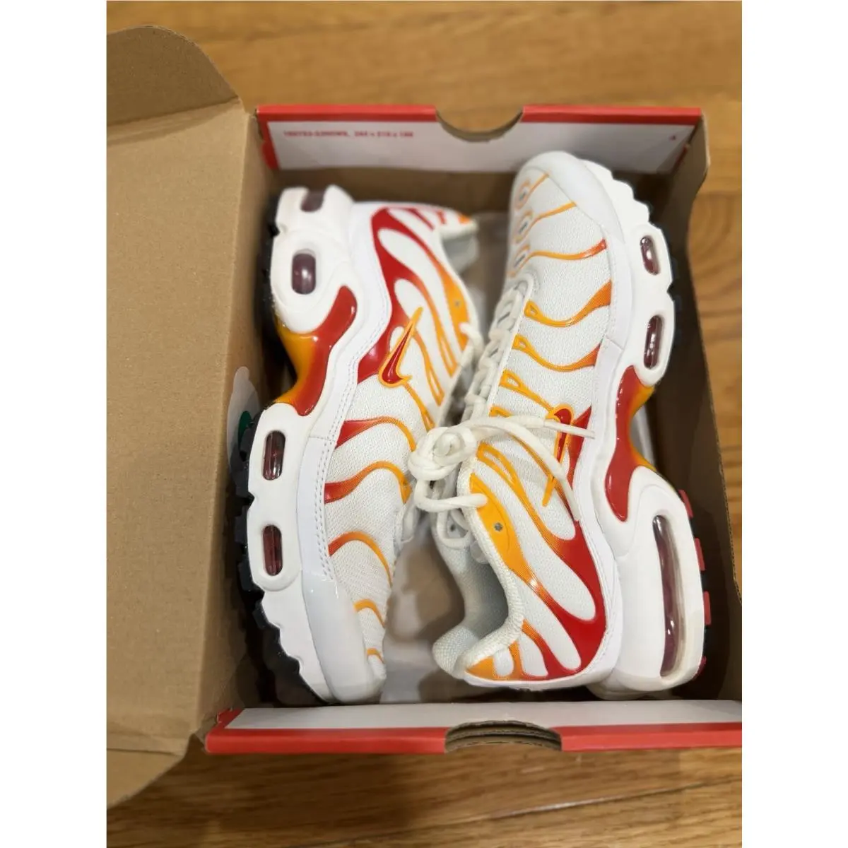 Nike shoes - Nike Air Max Plus - Air Max Plus - White Red Laser Orange 8