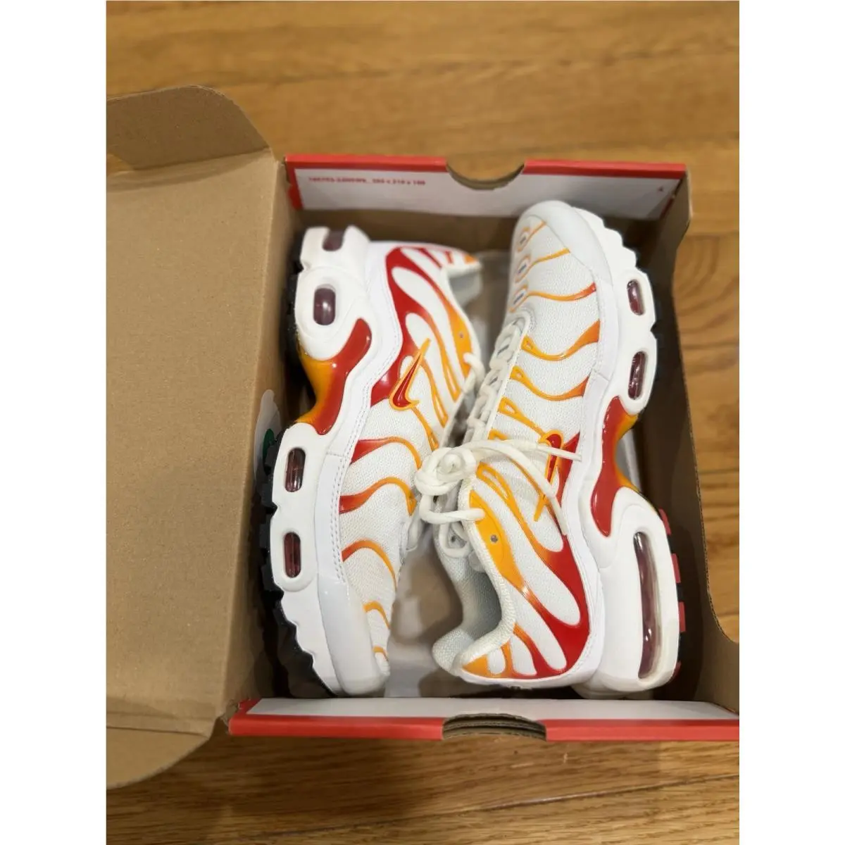 Nike shoes - Nike Air Max Plus - Air Max Plus - White Red Laser Orange 3