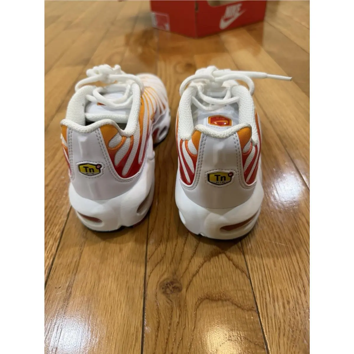 Nike shoes - Nike Air Max Plus - Air Max Plus - White Red Laser Orange 4