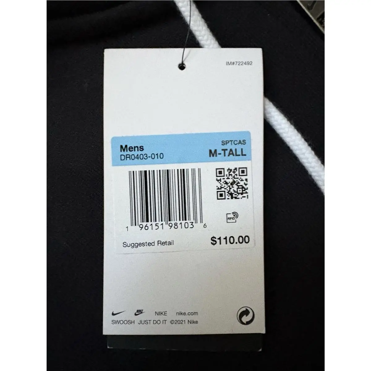 Nike clothing - Black (UPC: 0196151981036) 2