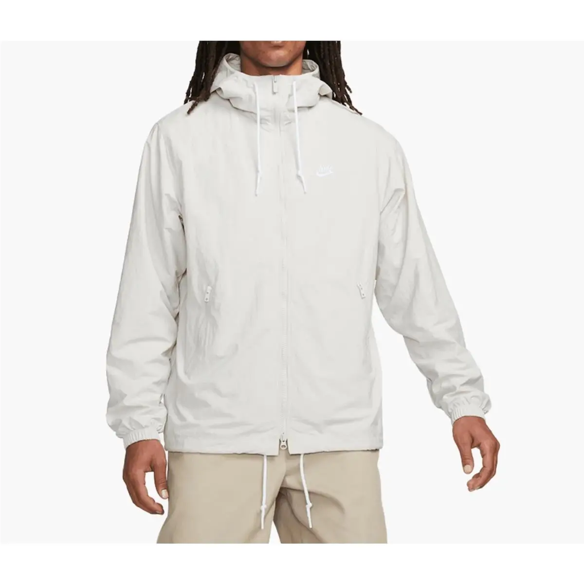Sportswear Club Futura Woven Full Zip Men’s XL Jacket Bone FB7397-072 by Nike