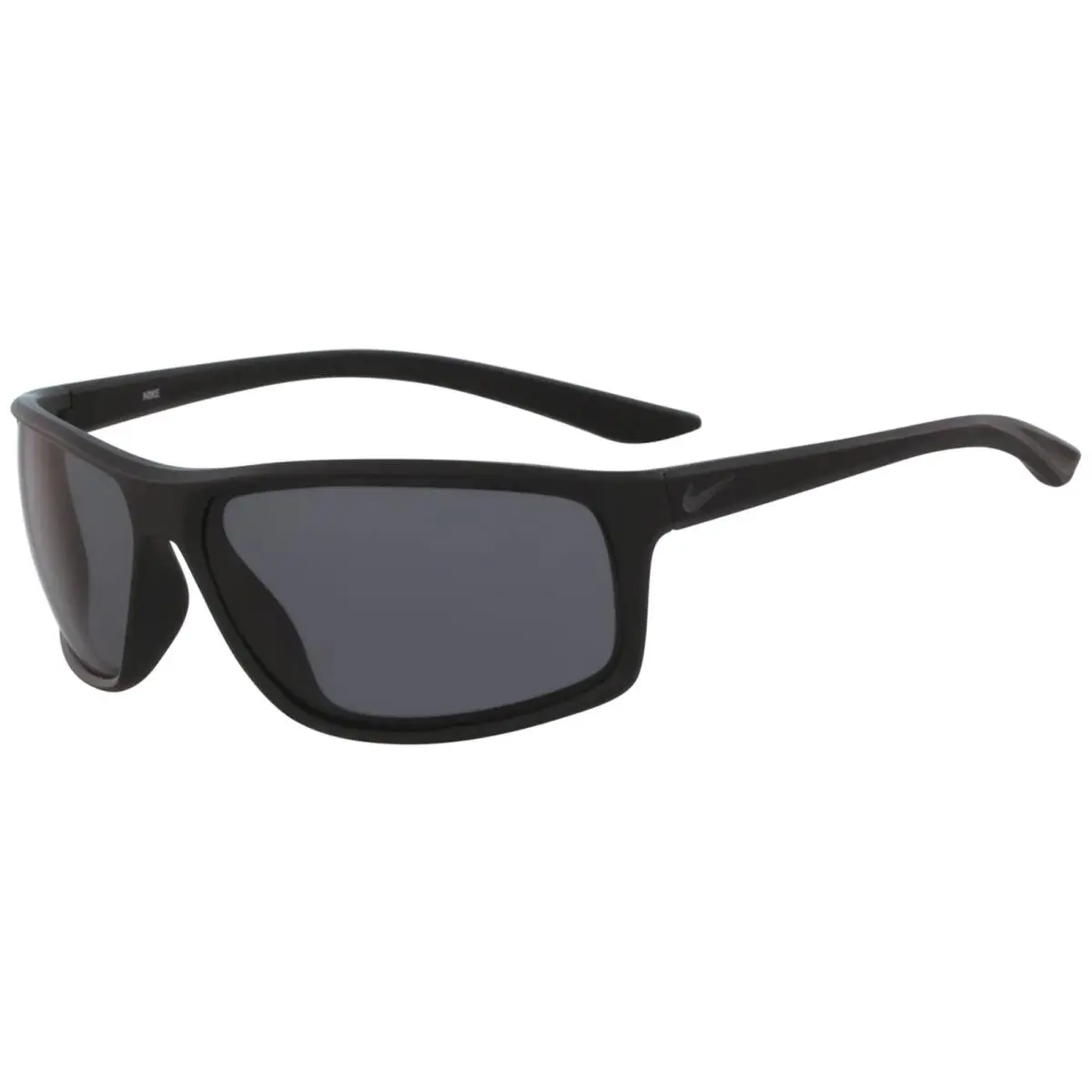 Nike Adrenaline Men`s Matte Black Sport Wrap Sunglasses - EV1112G-001