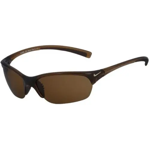 Skylon Exp 2 Men`s Translucent Oak Semi-rimless Sunglasses EV0595 223 Italy by Nike