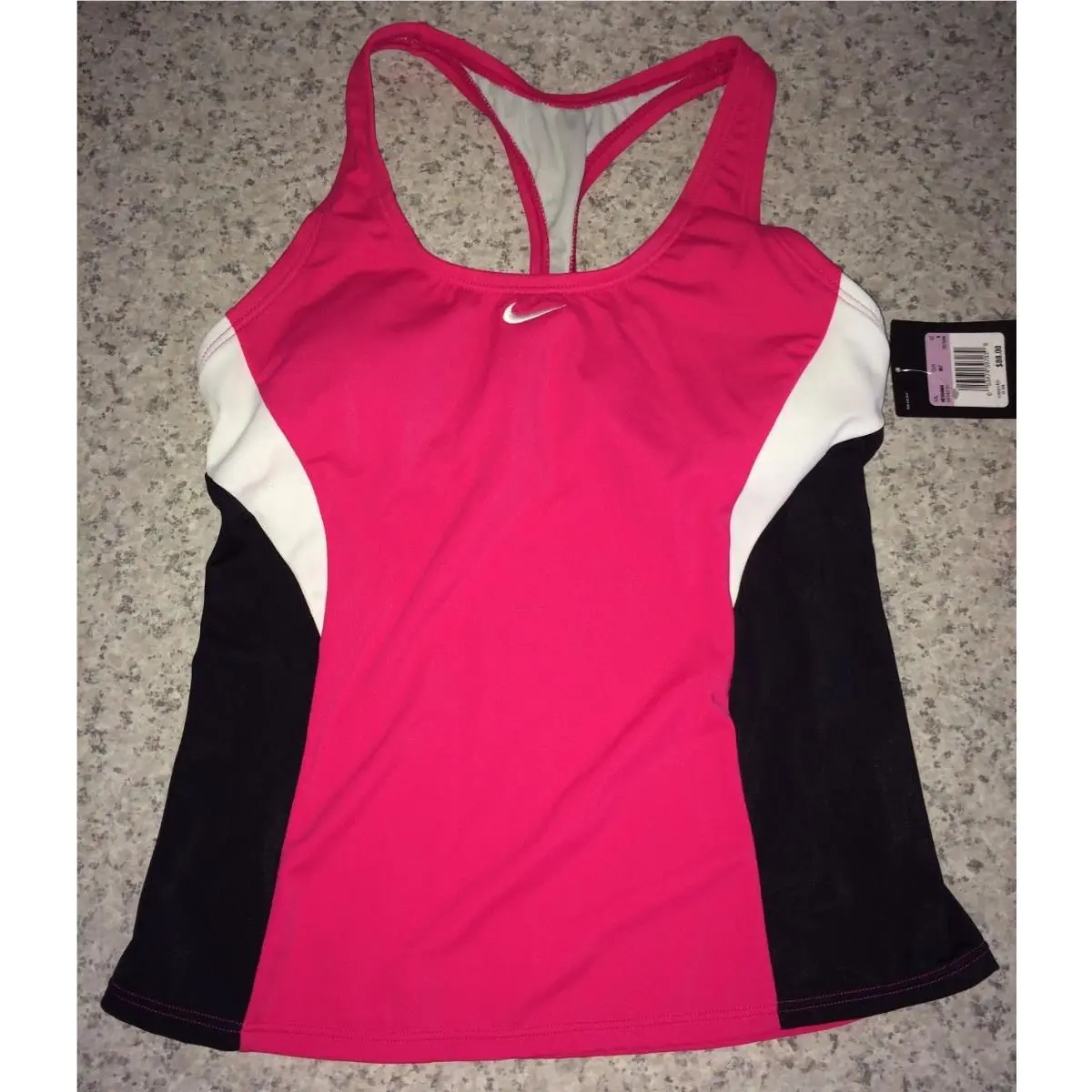 Nike clothing - NIKE Racerback Tankini 2 pc Swim Suit Set - NESS4094 - Pink 0