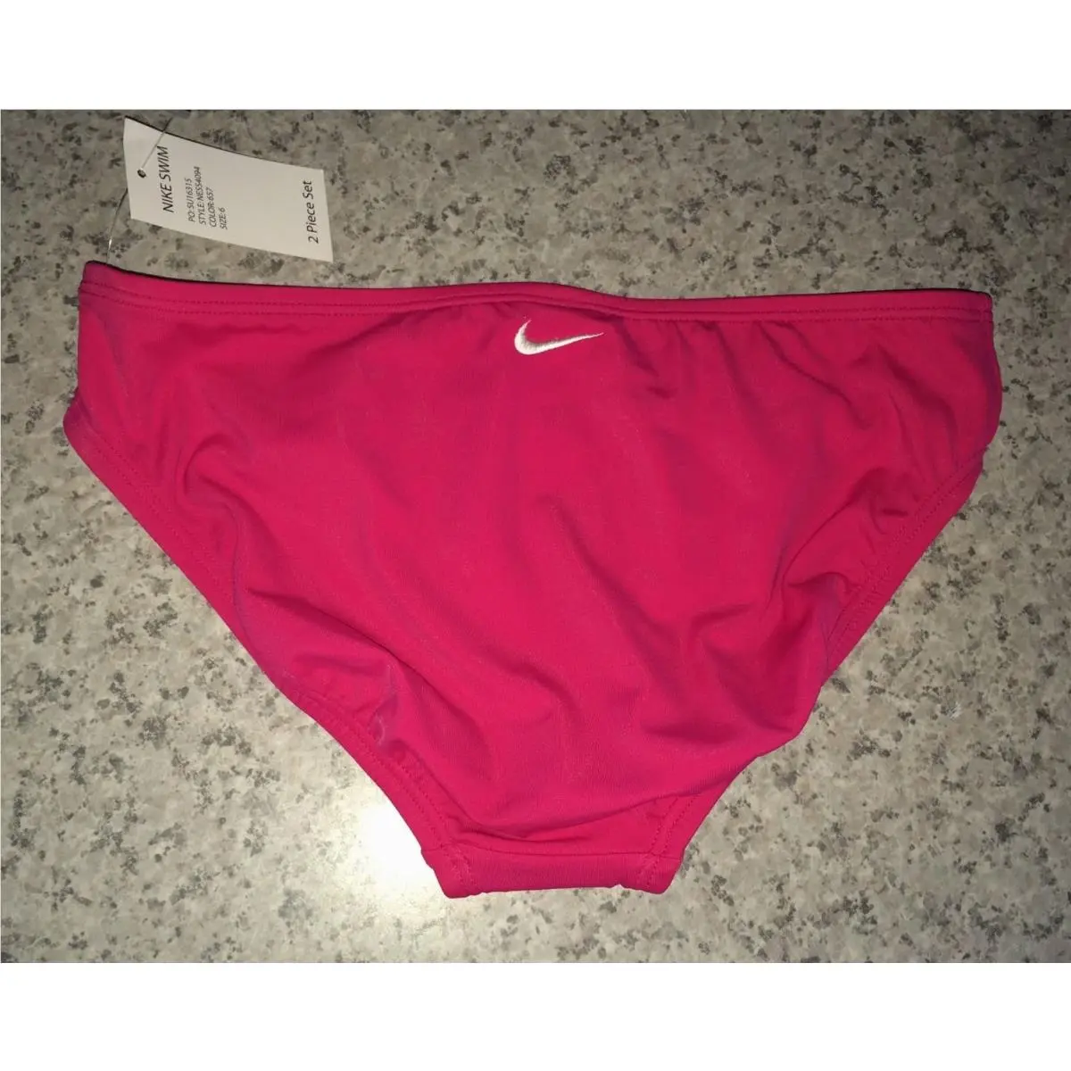 Nike clothing - NIKE Racerback Tankini 2 pc Swim Suit Set - NESS4094 - Pink 3