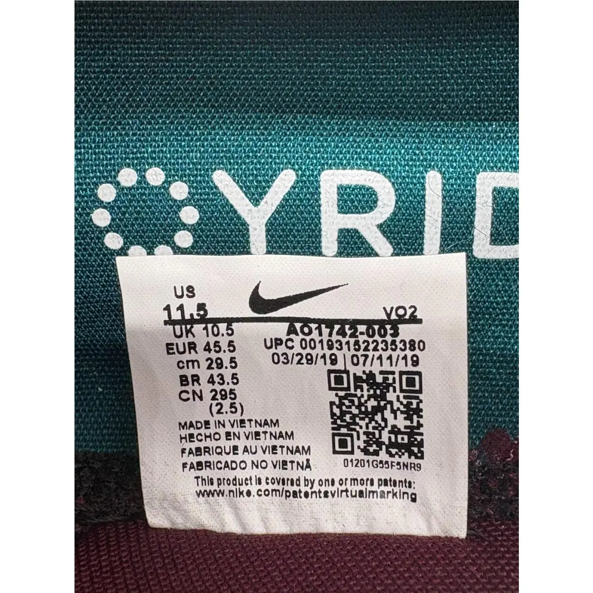 Nike shoes - Nike Joyride CC - Joyride - AO1742-003 - Blue (UPC: 00193152235380) 5