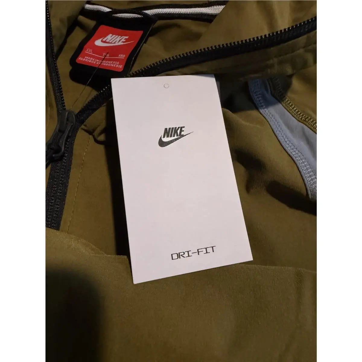 Nike clothing - Nike Tech - Tech - IU7496-368 - Olive Flak/Cool Grey 11