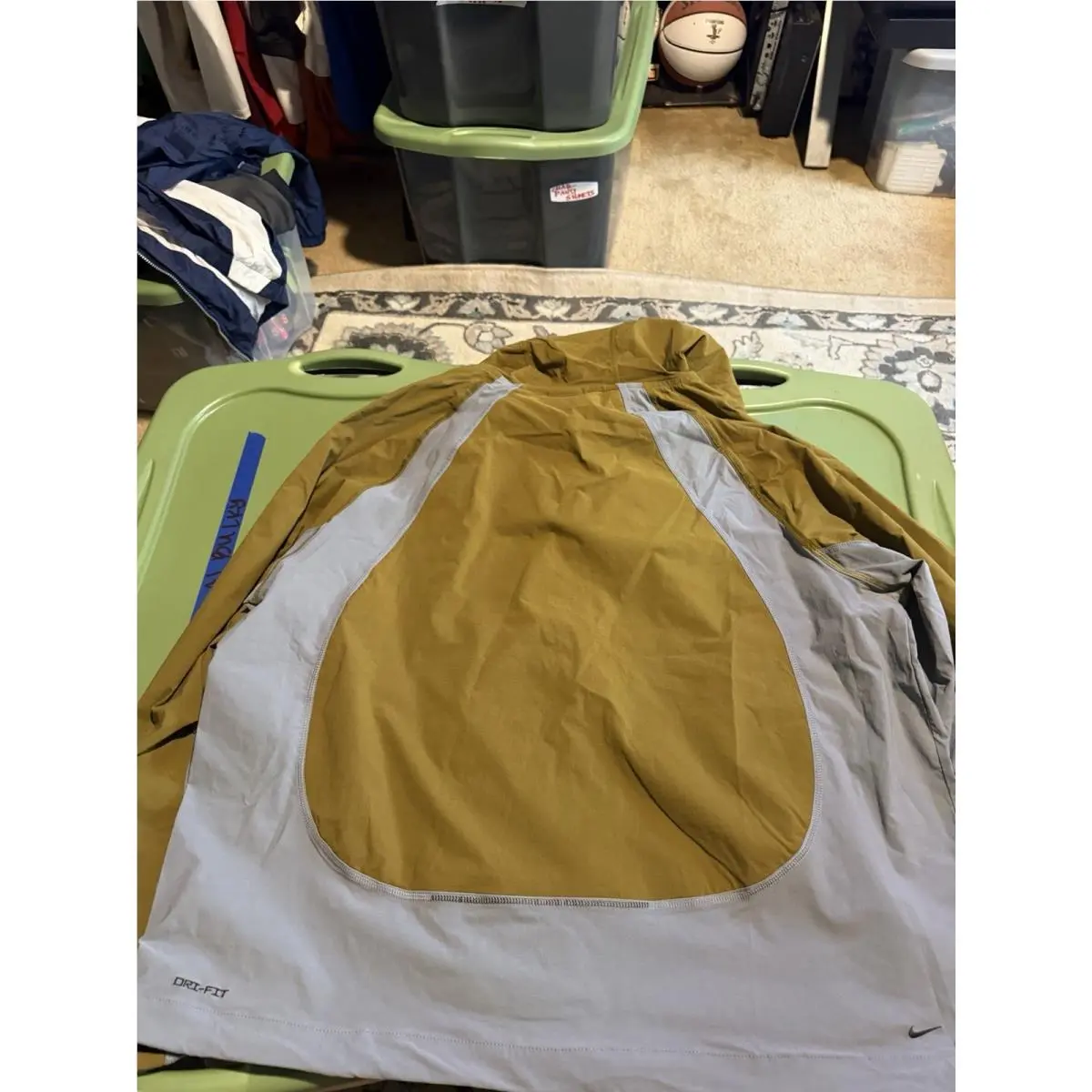 Nike clothing - Nike Tech - Tech - IU7496-368 - Olive Flak/Cool Grey 14