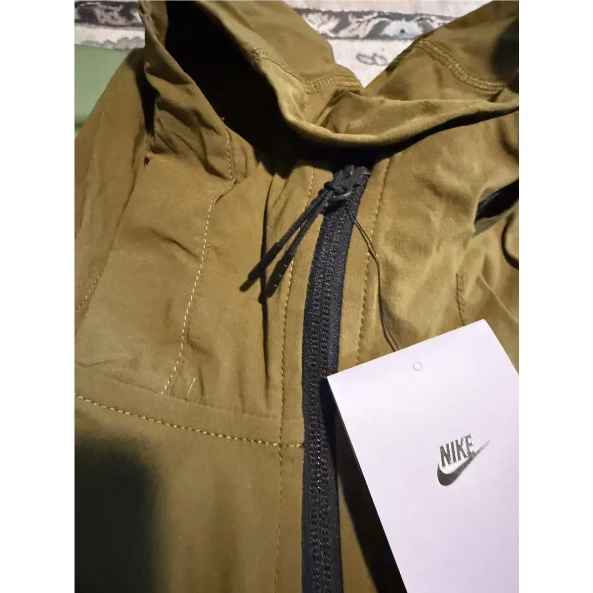 Nike clothing - Nike Tech - Tech - IU7496-368 - Olive Flak/Cool Grey 6