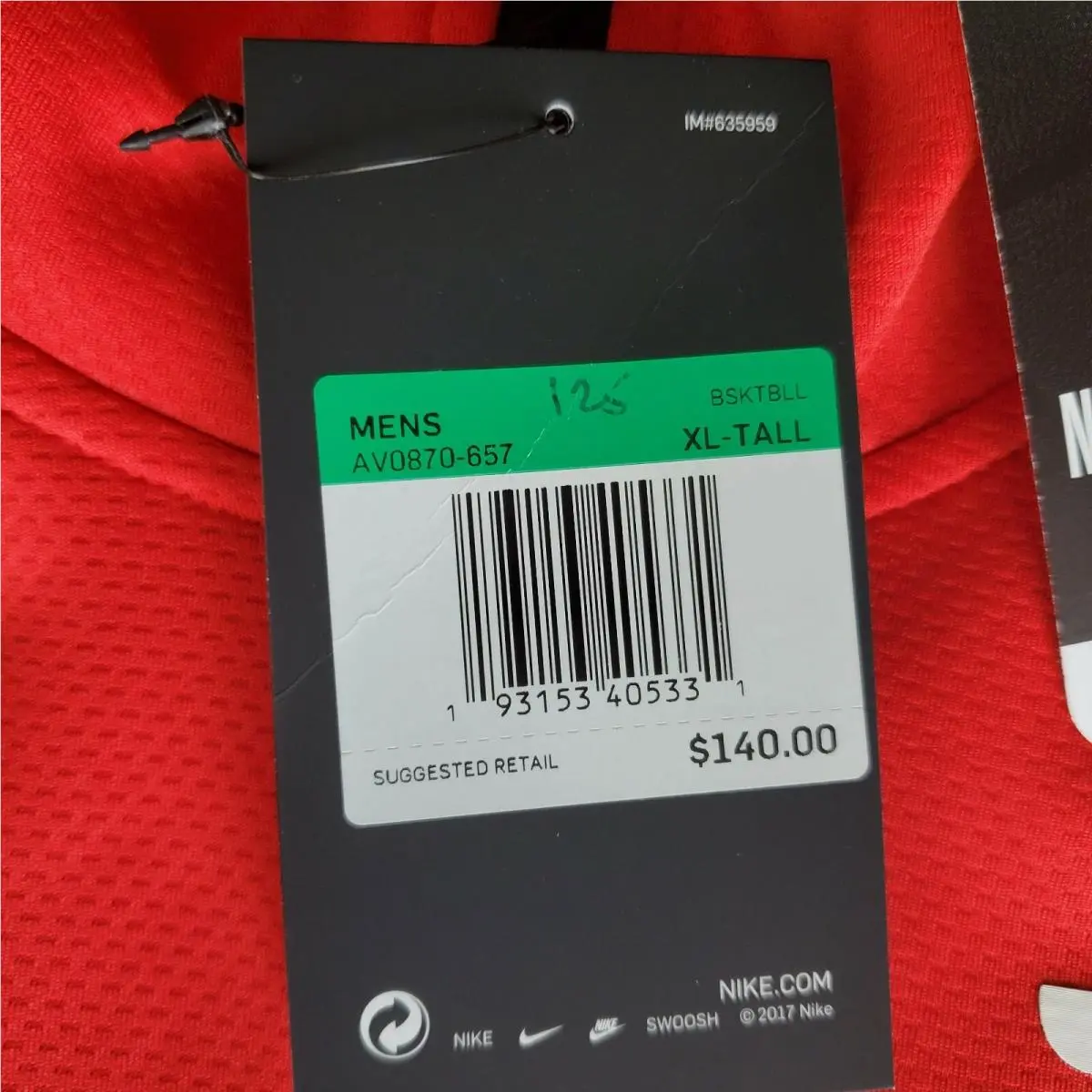 Nike clothing - Red/White/Blue (UPC: 0193153405355) 3