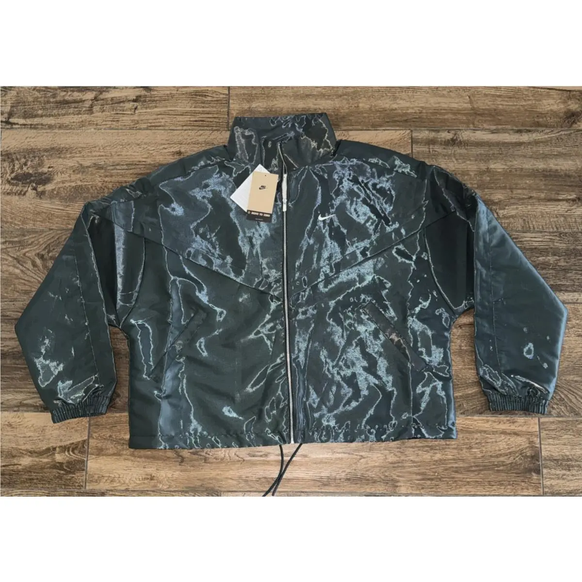 Sportswear Windrunner Shine Women`s Jacket XL HV2467 Seaweed Green by Nike
