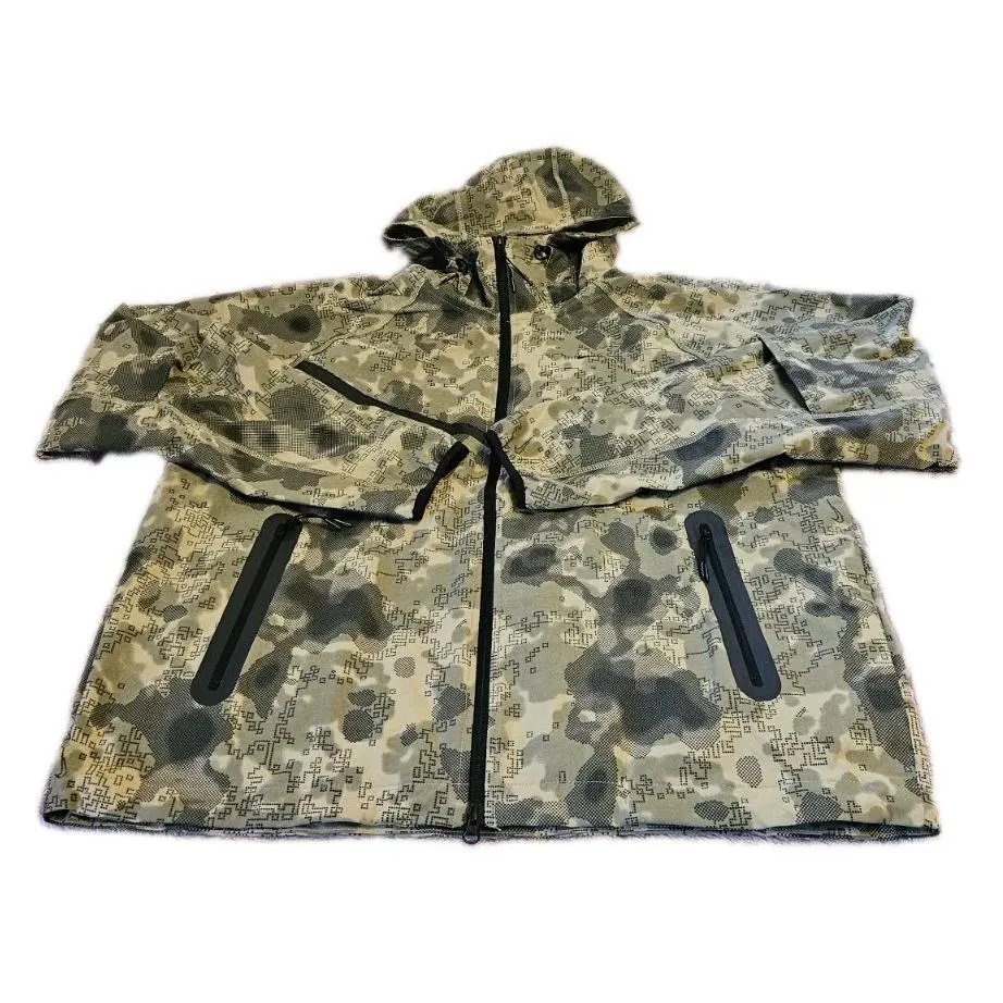 Nike HV0979 -270 Sport Cassual Camo Hoodie Men`s Jacket M