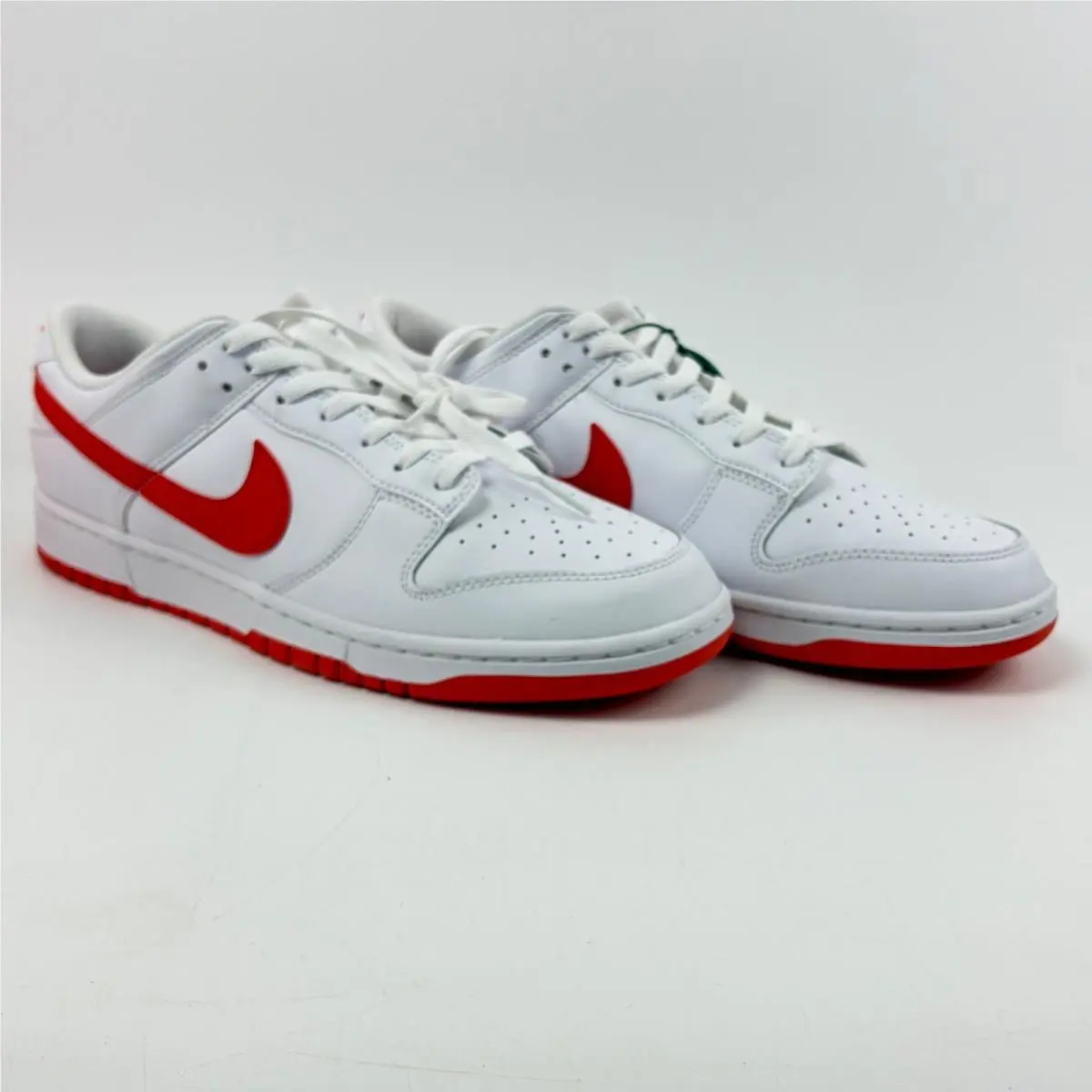 Dunk Low White / Picante Red DV0831 103 Sneakers Low Top Mens Size 12 by Nike